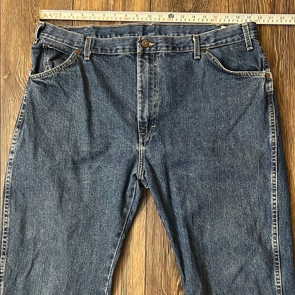Dickies Regular Straight Denim Blue Cotton Jeans Mens 40x32 - Picture 8 of 11
